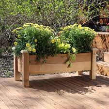 Gronomics Cedar Rustic Planter Box