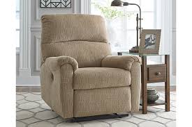 If you enjoy chairs with movement, look for a glider recliner or rocker recliner. Mcteer Power Recliner Ashley Furniture Homestore