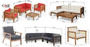 standard sofa dimensions for 2 3 4