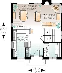 house plan 65117 narrow lot style