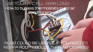 There are multiple rv thermostat configurations. How To Bypass A Thermostat In A Analog Knob Based A C Youtube
