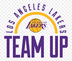 The los angeles lakers 2020 nba champions logo features a black shield on a yellow rectangle, within the shield is the larry o'brien trophy, the lakers logo at the bottom, and 17 stars. Los Angeles Lakers Png Transparent Png Vhv
