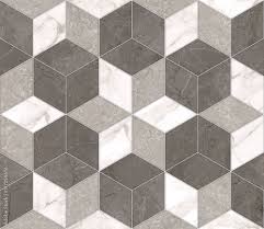 geometric decor cement tile floor