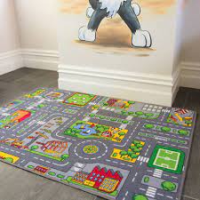city rug play village mat 80x120cm ebay