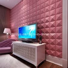 Sgs Pvc 3d Wall Panel For Living Room