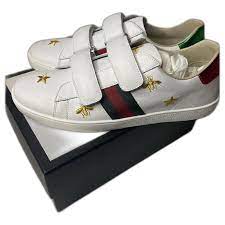 Gucci ace White Leather ref.747824 - Joli Closet