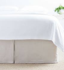 Lush Linen Natural Bed Skirt Full