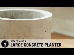 How To Make A Large Concrete Planter