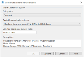 coordinate system transformation tool