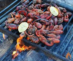 grilled crawfish with old bay aioli and