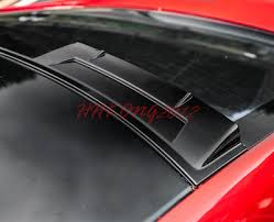 Abs Glossy Black Rear Roof Spoiler Wing