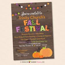 Fall Festival Harvest Festival Fall Party Invitation Digital Printable File Or Printed Cardstock Cards Fall Festival Flyer Invite