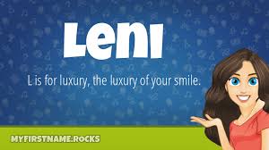 leni first name personality pority