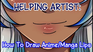 artist how to draw anime manga lips