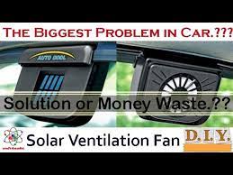 solar powered ventilation fan test on