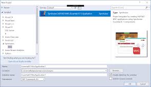 create project asp net mvc essential