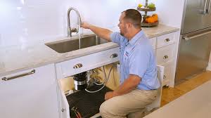 Nov 05, 2020 · if you're replacing the kitchen faucet in your existing sink, look underneath the sink to see how many holes it has (usually between one and four). Kitchen Sink Installation In Jacksonville Fl Fenwick Home Services