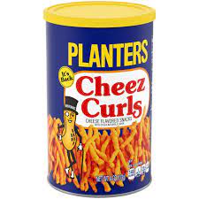 planters cheez curls 4 oz canister