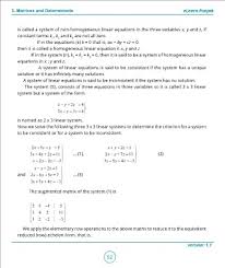 Math 3 Matrices And Determinants