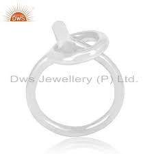 white rhodium plated ring whole jewelry