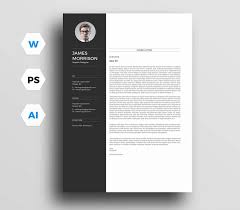 Template Free Cv Design Templates Word Cover Letter