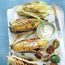 grilled corn on the cob with chile and