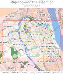 where is birkenhead birkenhead on a map