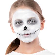 ghost makeup face for halloween party