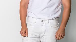 how to get a stain out of white jeans gq