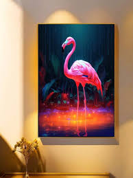 1pc Flamingo Art Abstract Decorative