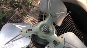 seized fan blade from outdoor ac motor