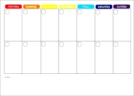 Weekly Calendar Templates Week Long Template With Hours