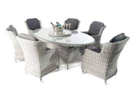 Luxury Modern Outdoor Dining Set 6 Seat