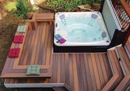 Top 80 Best Hot Tub Deck Ideas