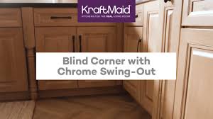 base blind corner w chrome swing out
