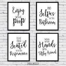 Bathroom Funny Quotes And Sayings Wall