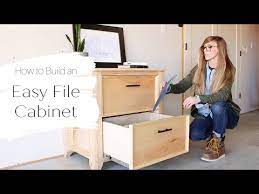 how to build an easy file cabinet