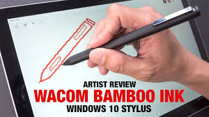 Artist Review Wacom Bamboo Ink Windows 10 Stylus Youtube