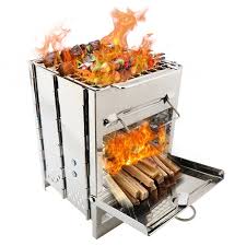 backng wood burning mini bbq grill