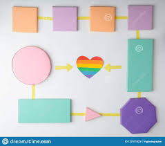 Paper Blocks Arrows And Heart Stock Image Image Of Color