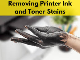 how to get toner and printer ink out of