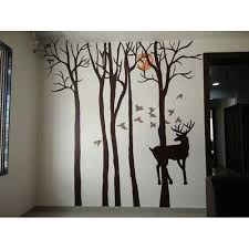 interior wall painting tree wall