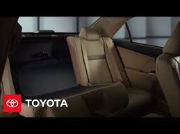 2016 Camry How To Rear Seats Toyota