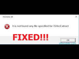 how to fix isdone dll error in fit