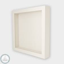 23x23cm shadow box frame white