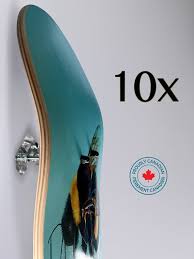 10x Units Skateboard Wall Mount