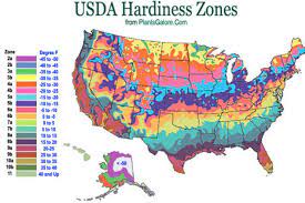 Science Usda Hardiness Zone Map