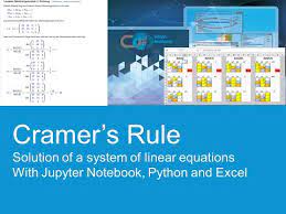 Cramer S Rule Explanation With Python