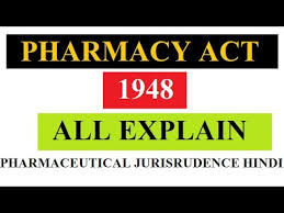 ह द Pharmacy Act 1948 In Hindi