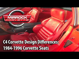 C4 Corvette Design Differences 1984